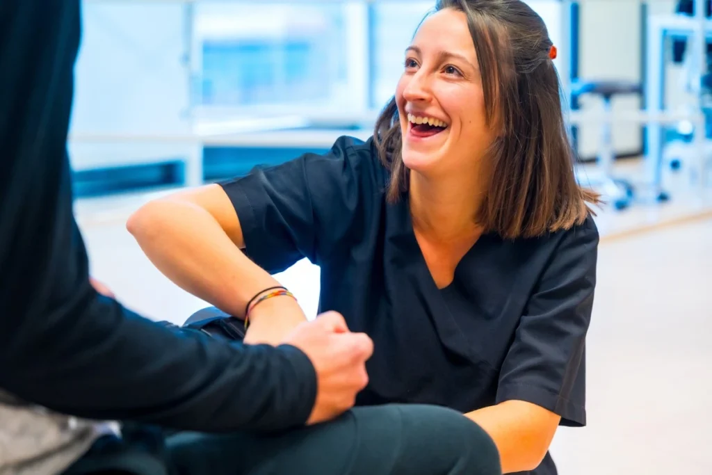 Happy nurse